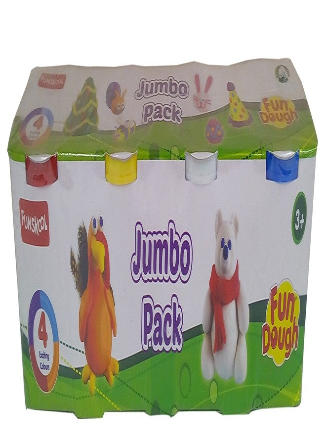 Funskool Fun Dough Jumbo Pack - Multicolour Carton - Kids - Image 3